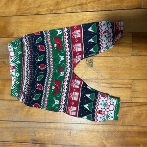 The Children's Place Festive Leggings - Green, Red, White, Black